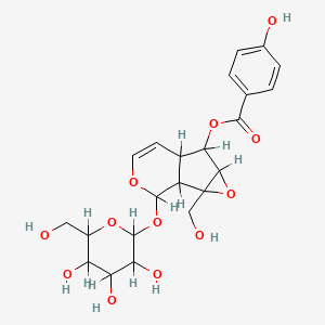 molecular formula C22H26O12 B7824407 (Hydroxybenzoyl)catalpol; Catalpol 6-p-hydroxybenzoate 