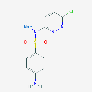 molecular formula C10H8ClN4NaO2S B7824413 CID 90052 