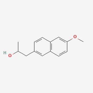 molecular formula C14H16O2 B7824417 1-(6-Methoxynaphthalen-2-YL)propan-2-OL CAS No. 37414-52-1