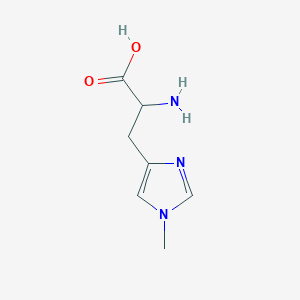 molecular formula C7H11N3O2 B7824565 2-氨基-3-(1-甲基-1H-咪唑-4-基)丙酸 