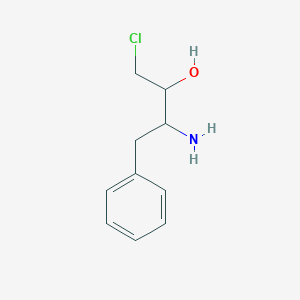 molecular formula C10H14ClNO B7824592 2-Propanol,1-chloro-3-[(phenylmethyl)amino]- 