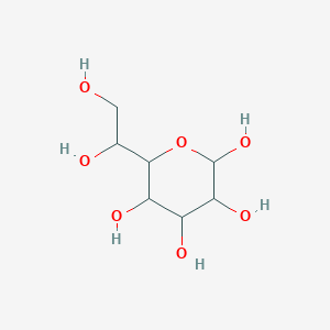 molecular formula C7H14O7 B7824600 6-(1,2-Dihydroxyethyl)oxane-2,3,4,5-tetrol CAS No. 6946-17-4