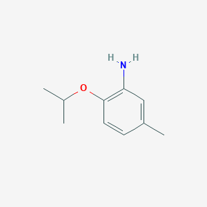 molecular formula C10H15NO B7824645 5-Methyl-2-(propan-2-yloxy)aniline CAS No. 69676-24-0