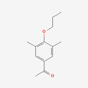 molecular formula C13H18O2 B7824706 1-(3,5-Dimethyl-4-propoxyphenyl)ethanone 