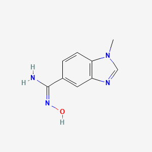 N'-hydroxy-1-methylbenzimidazole-5-carboximidamide
