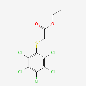 Ethyl [(pentachlorophenyl)sulfanyl]acetate