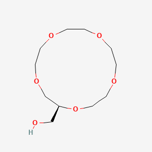 molecular formula C11H22O6 B7824856 (S)-1,4,7,10,13-Pentaoxacyclopentadecane-2-methanol CAS No. 80004-03-1