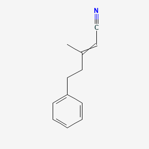 molecular formula C12H13N B7824877 2-Pentenenitrile, 3-methyl-5-phenyl-, (2Z)- 