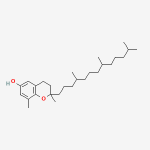 molecular formula C27H46O2 B7824913 6-Chromanol, 2,8-dimethyl-2-(4,8,12-trimethyltridecyl)- CAS No. 5488-58-4