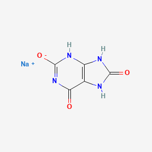 molecular formula C5H3N4NaO3 B7824918 CID 8647 