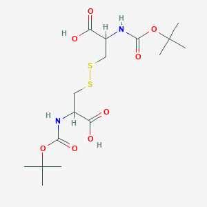 molecular formula C16H28N2O8S2 B7824924 (Boc-Cys-OH) 