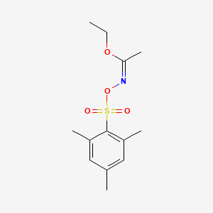 molecular formula C13H19NO4S B7824972 Ethyl O-(2-mesitylenesulfonyl)acethydroxamate 