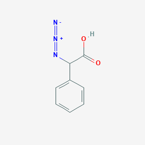 molecular formula C8H7N3O2 B7824983 2-Azido-2-phenylacetic acid CAS No. 3380-95-8