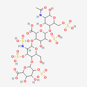 molecular formula C26H42N2O37S5 B7824994 Clivarin CAS No. 91449-79-5