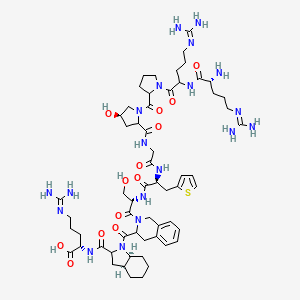 molecular formula C59H89N19O13S B7825039 伊卡替班 
