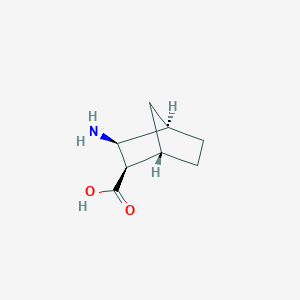 molecular formula C8H13NO2 B7825054 (1S,2R,3S,4R)-3-Aminobicyclo[2.2.1]heptane-2-carboxylic acid 