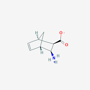 molecular formula C8H11NO2 B7825058 (1R,2R,3S,4S)-3-azaniumylbicyclo[2.2.1]hept-5-ene-2-carboxylate 