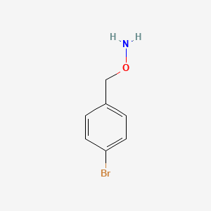 molecular formula C7H8BrNO B7825100 O-(4-bromobenzyl)hydroxylamine CAS No. 55418-32-1