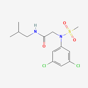 2-(3,5-dichloro-N-methylsulfonylanilino)-N-(2-methylpropyl)acetamide