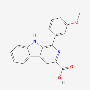 1-(3-methoxyphenyl)-9H-beta-carboline-3-carboxylic acid