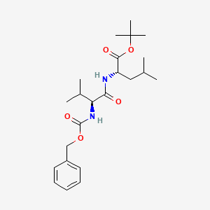 molecular formula C23H36N2O5 B7825453 tert-butyl N-[(benzyloxy)carbonyl]-L-valyl-L-leucinate 