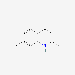 molecular formula C11H15N B7825601 2,7-Dimethyl-1,2,3,4-tetrahydroquinoline CAS No. 42835-92-7