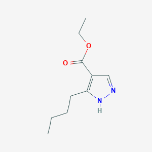 molecular formula C10H16N2O2 B7825801 Ethyl 5-butyl-1H-pyrazole-4-carboxylate 