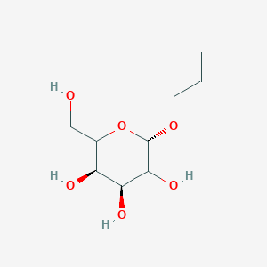 molecular formula C9H16O6 B7825940 (3R,4S,6S)-2-(hydroxymethyl)-6-prop-2-enoxyoxane-3,4,5-triol 