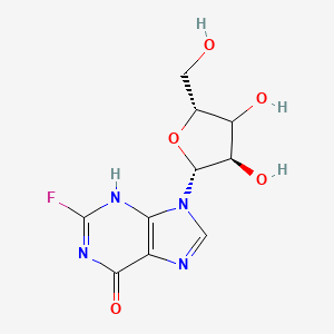 molecular formula C10H11FN4O5 B7826002 CID 46780470 
