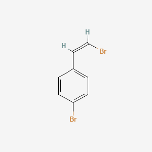 molecular formula C8H6Br2 B7826013 (Z)-1-Bromo-4-(2-bromovinyl)benzene 