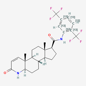 molecular formula C27H30F6N2O2 B7826050 Dutasteride-13C6 