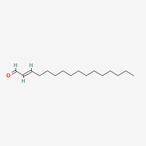 molecular formula C16H30O B7826065 (E)-2-hexadecenal CAS No. 27104-14-9