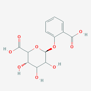 molecular formula C13H14O9 B7826126 (3S,6S)-6-(2-carboxyphenoxy)-3,4,5-trihydroxyoxane-2-carboxylic acid 