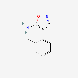 molecular formula C10H10N2O B7826177 4-(2-Tolyl)-isoxazol-5-ylamine 