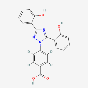 molecular formula C21H15N3O4 B7826186 Deferasirox-d4 CAS No. 1133425-79-2