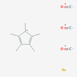 molecular formula C13H15O3Re B078263 五甲基环戊二烯基铼三羰基 CAS No. 12130-88-0