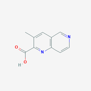 molecular formula C10H8N2O2 B7826301 3-Methyl-1,6-naphthyridine-2-carboxylic acid CAS No. 914201-25-5