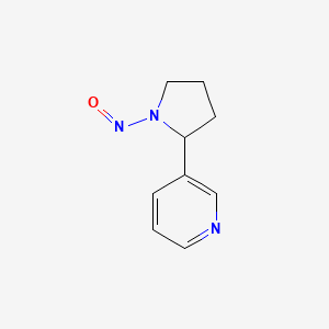 molecular formula C9H11N3O B7826418 3-(1-Nitrosopyrrolidin-2-yl)pyridine CAS No. 84237-38-7
