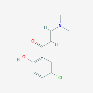 molecular formula C11H12ClNO2 B7826469 (E)-1-(5-chloro-2-hydroxyphenyl)-3-(dimethylamino)prop-2-en-1-one 