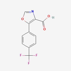 5-[4-(trifluoromethyl)phenyl]-1,3-oxazole-4-carboxylic Acid