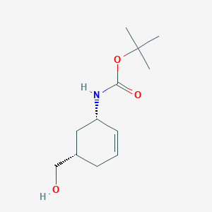 tert-Butyl cis-(5-hydroxymethyl)-cyclohex-2-enylcarbamate