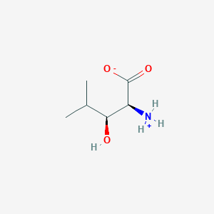 molecular formula C6H13NO3 B7826688 (2S,3S)-2-azaniumyl-3-hydroxy-4-methylpentanoate 