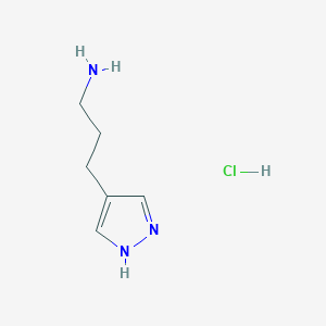 3-(1H-Pyrazol-4-YL)-propylamine hydrochloride