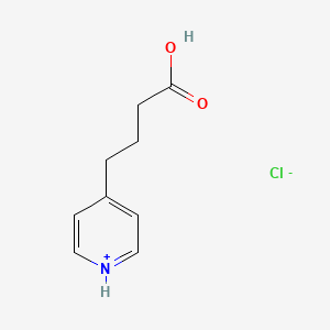 4-Pyridin-1-ium-4-ylbutanoic acid;chloride