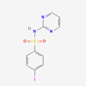 molecular formula C10H8IN3O2S B7826823 4-iodo-N-pyrimidin-2-ylbenzenesulfonamide 