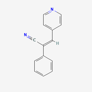 molecular formula C14H10N2 B7826839 (Z)-2-Phenyl-3-(4-pyridyl)acrylonitrile CAS No. 38382-00-2