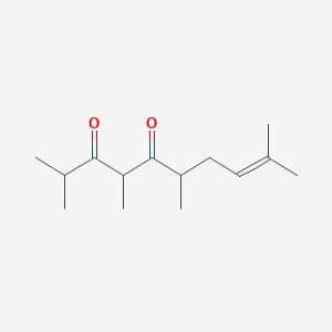 2,5,7,9-Tetramethyl-2-decene-6,8-dione