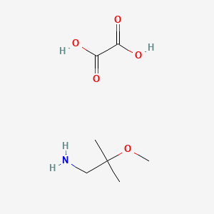 (2-Methoxy-2-methylpropyl)amine oxalate