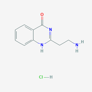 2-(2-aminoethyl)-1H-quinazolin-4-one;hydrochloride