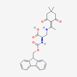 (2R)-3-[1-(4,4-dimethyl-2,6-dioxocyclohexylidene)ethylamino]-2-(9H-fluoren-9-ylmethoxycarbonylamino)propanoic acid